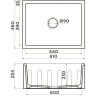 Мойка OMOIKIRI MIKURA 61-TO Matt Natceramic/toscana 4911258